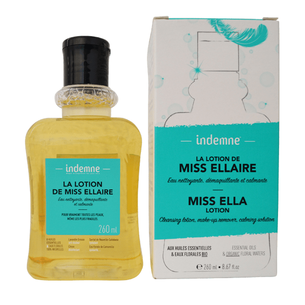 lotion de miss ellaire eau micellaire naturelle nettoyante et démaquillante visage